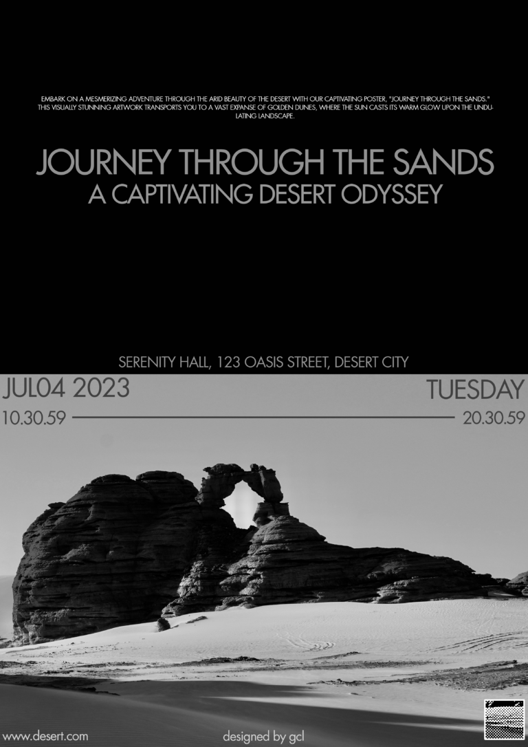 print ready poster design for small business