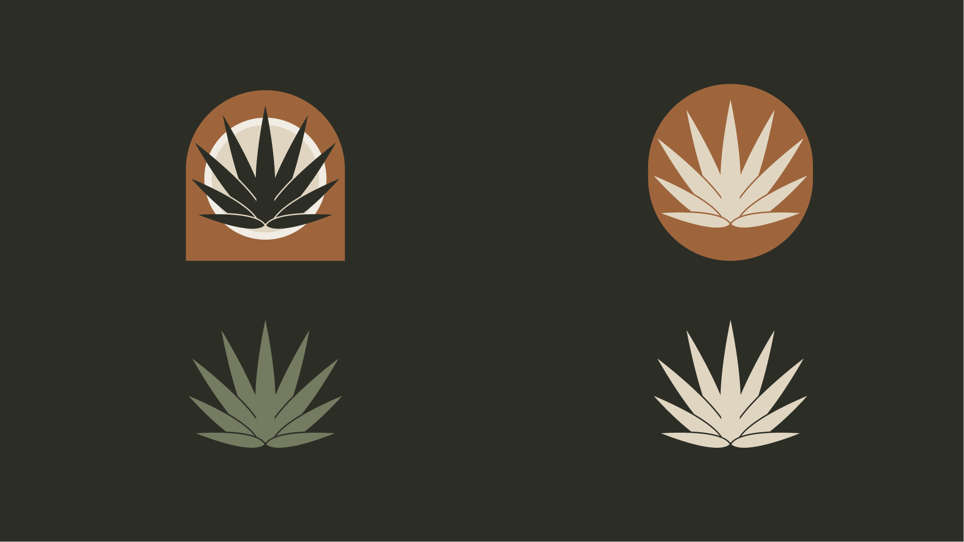 minimal logo design for tequila/gin brand