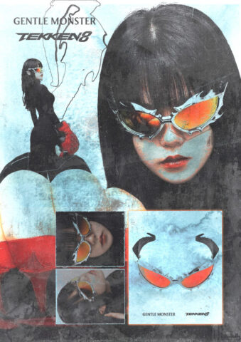 grunge style poster design for streetwear brand